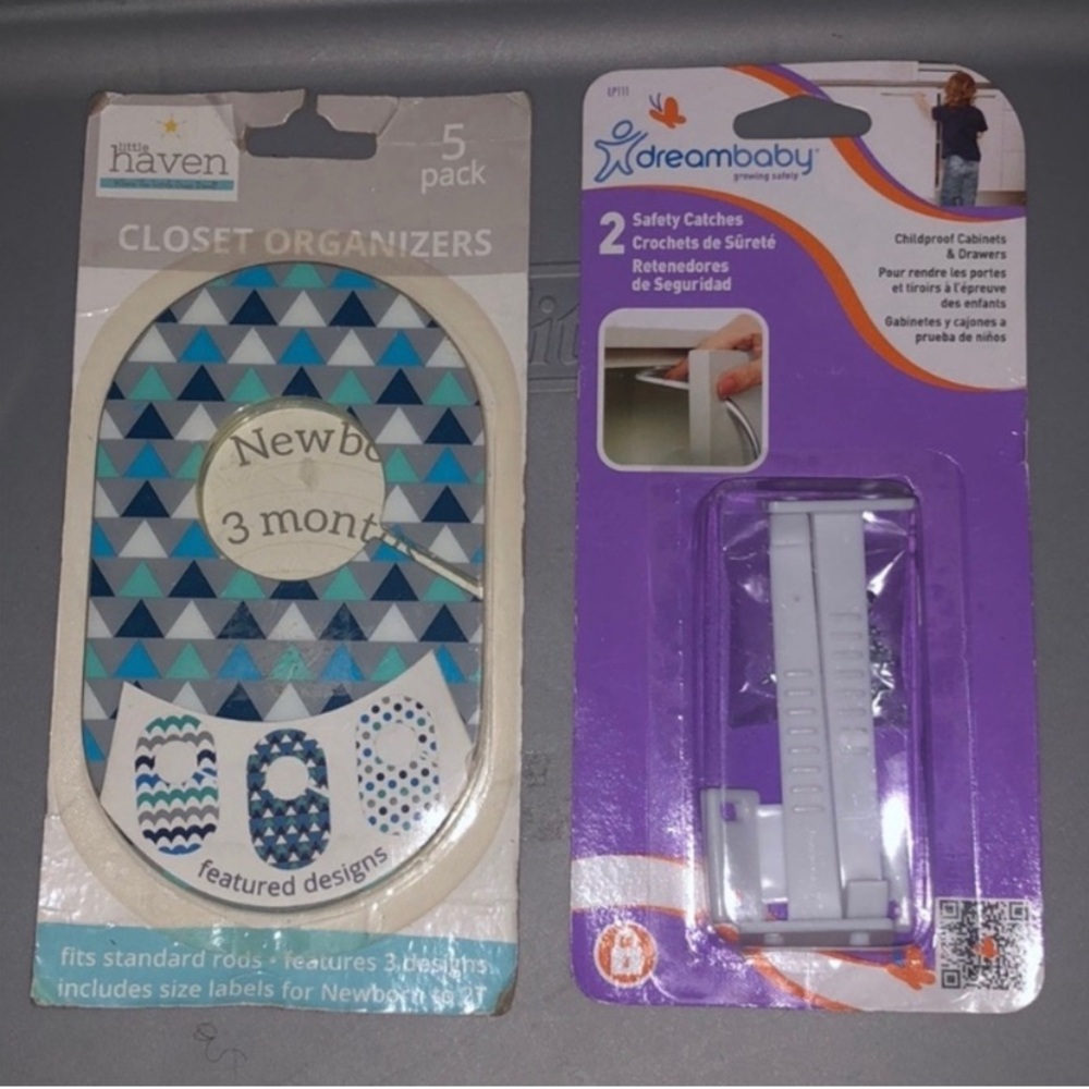 Baby boy organizers n baby safely catches